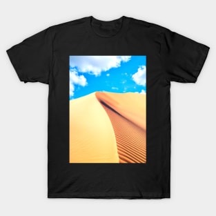 The Sahara Desert With Blue Sky T-Shirt